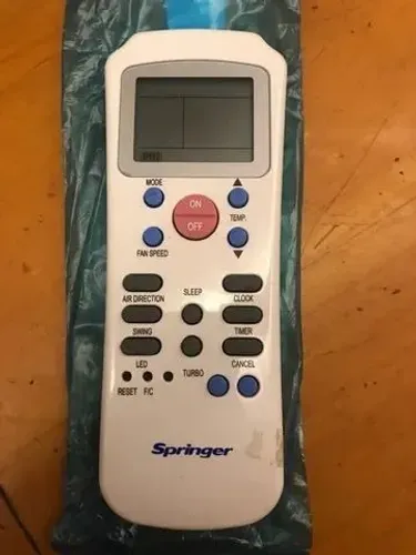 017 Controle Remoto Ar Condicionado Carrier Springer