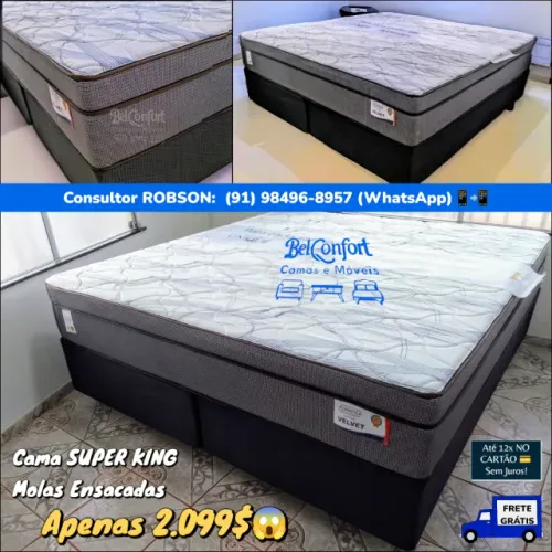 CAMA SUPER KING MOLAS ENSACADAS