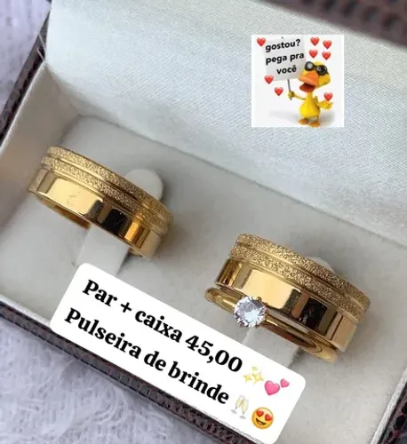 Par + caixinha preciosas