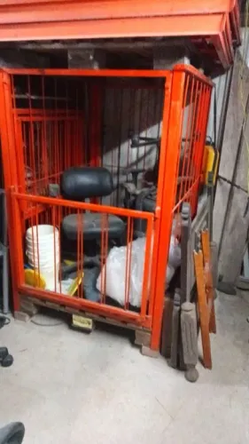 Gaiola aramada para estoque 