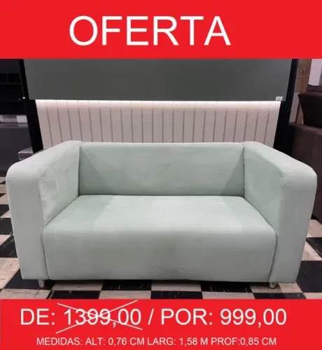 Sofá verde