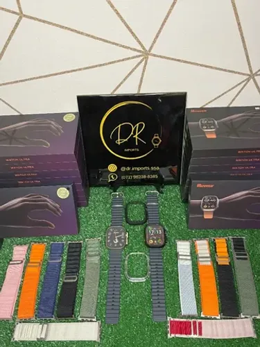 Smartwatch U9S Pro Series 9 Lançamento 2024 Original + pulseira de Brinde, película e case