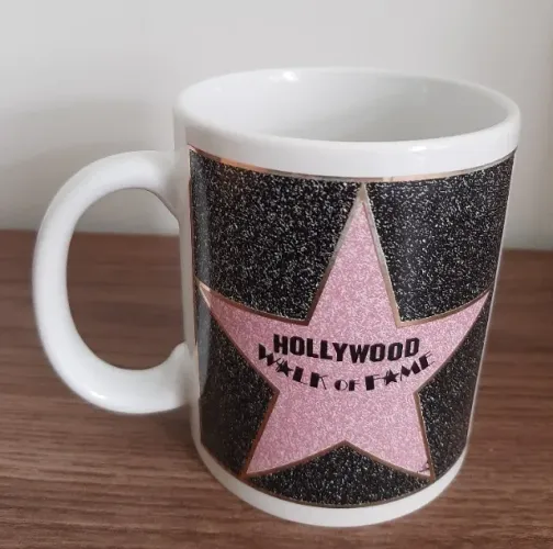 Caneca de porcelana Hollywood - Walk of Fame (original USA)