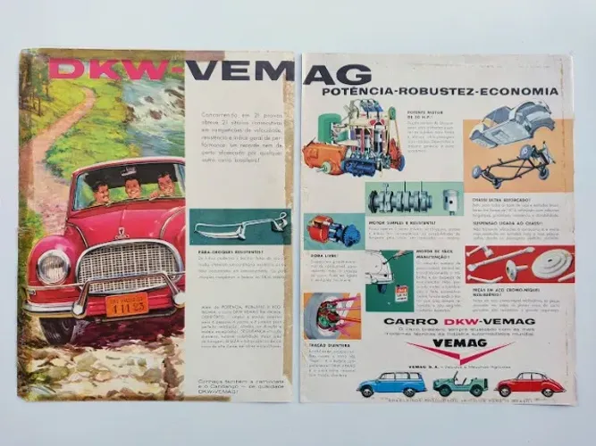 DKW Vemag Belcar 1960, 1961 - Propaganda original de revista