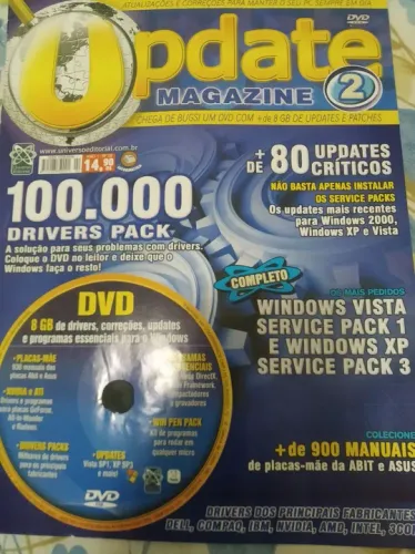 Revista Update magazine leia descrição 