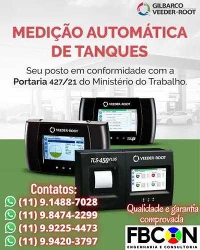 Sistema de medição de nível de tanque e monitoramento ambiental Veeder-Root