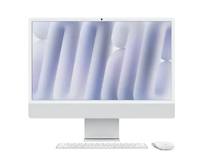 Imac M4 2024 CPU 8 GPU 8 16GB 256GB Cor Prata ( Promoção ) Lacrado 