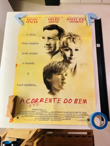 Pôster original de cinema A Corrente do Bem