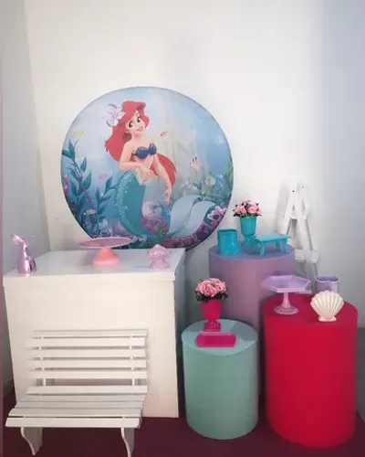 Decoração Ariel, luluca e outros