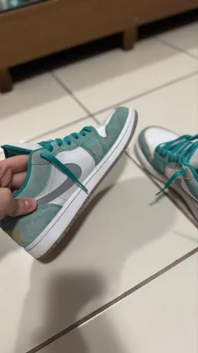 Tênis Air Jordan 1 Low Emerald - Edição Limitada e Original