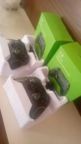 2 Controle Sem Fio Wireless Compatível Com Xbox One, PC,PS3