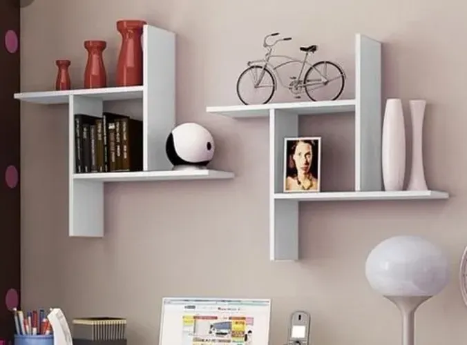 Nicho decorativo em MDF para sala quarto