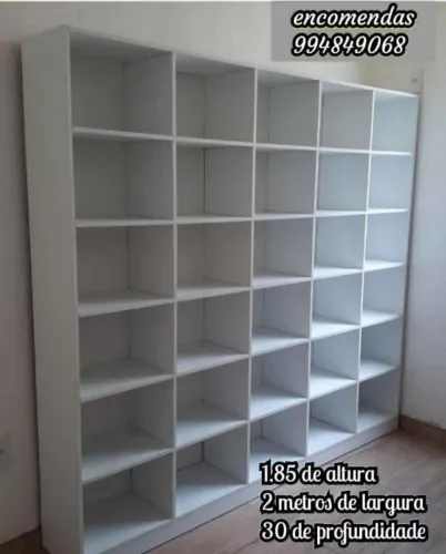 Estante Organizadora Branca - 1,85m x 2m