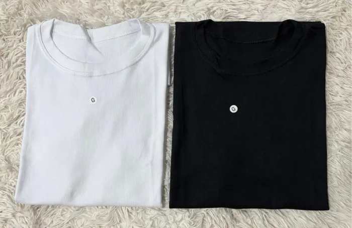 Camisetas Canelada Macia e Confortável