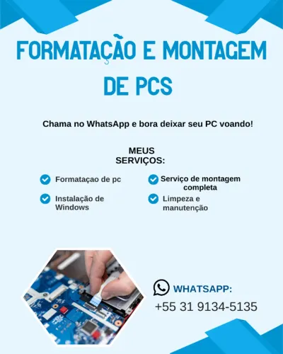 Montagem e formataçao de computador 