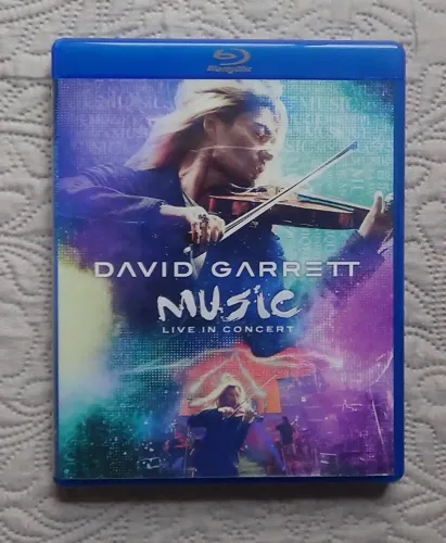 david garrett - music live in concert (bluray raríssimo)