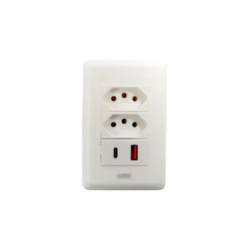 Tomada USB Duo Potency TB-08-2161