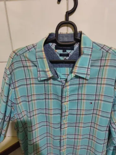 Camisa Tommy Hilfiger G - Azul Claro