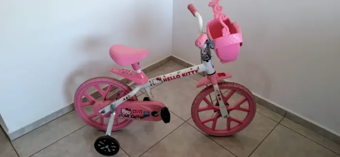 Bicicleta - Aro 14 - Bandeirante - Hello Kitty
