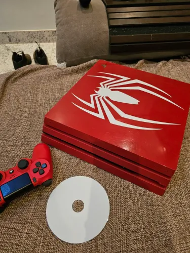 Ps4 pro edição spider man desbloquead