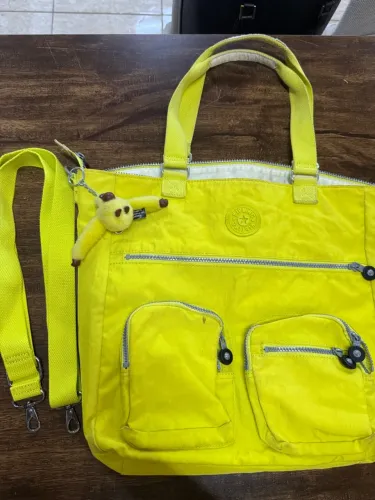 Bolsa Kipling original grande verde lima