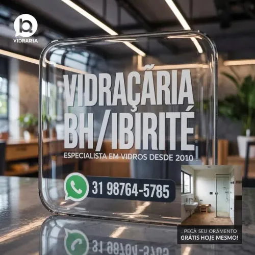 Vidraçaria BH/Ibirité - Especialistas em vidros