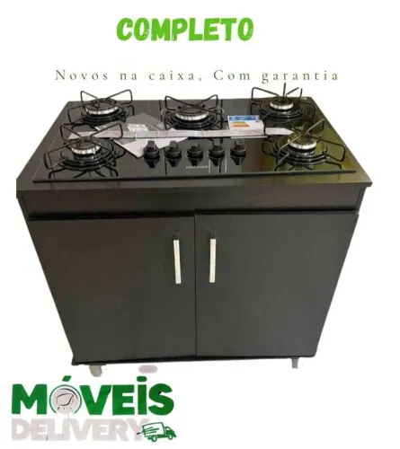 Fogão 5 bocas completo novo na caixa ENTREGA RÁPIDA