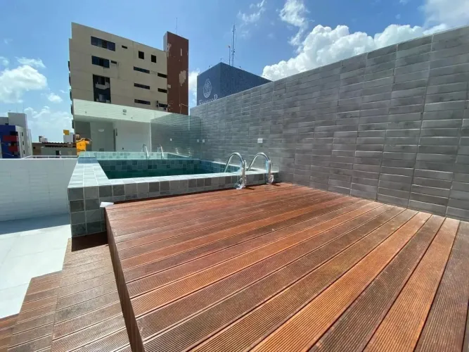 Cobertura duplex 2 Quartos 116m² Piscina Privativa Intermares/Cabedelo