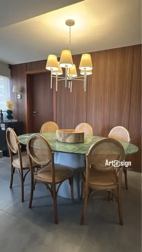 Mesa de mármore verde Guatemala cone granilite 