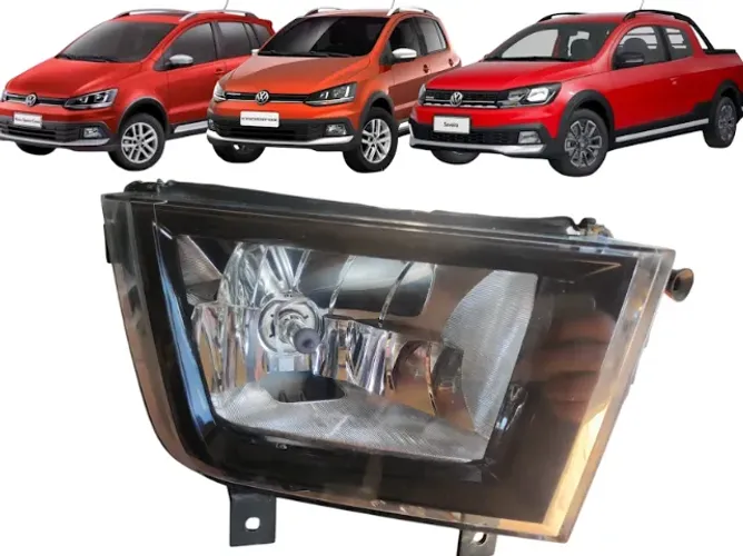 Farol De Milha Esquerdo Crossfox Space Cross Saveiro Cross 