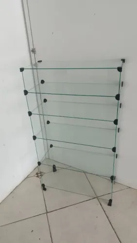 Balcão temperado de vidro