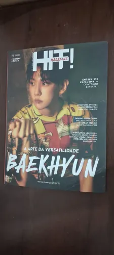 Lote revista kpop HIT! Magazine BAEKHYUN EXO para revenda 50 revistas