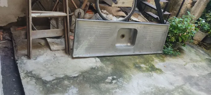 Pia em aço inox 1,80 M