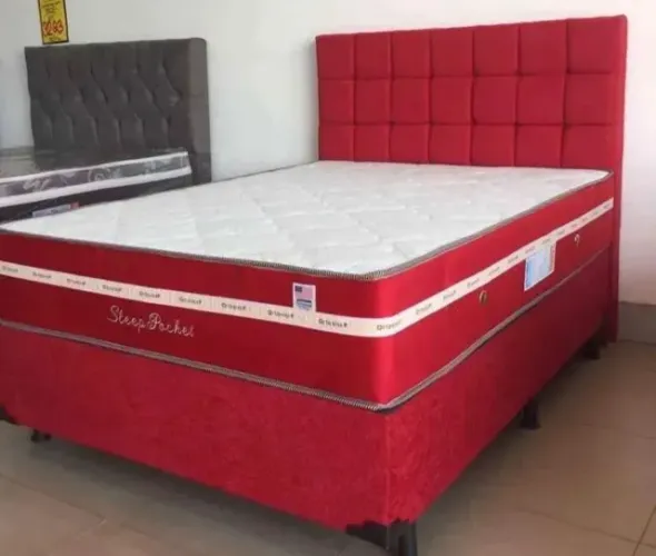 Cama box colchão d33 e suporte