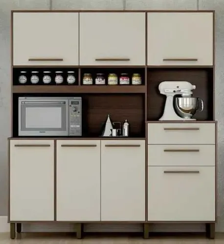 Armário de Cozinha 7 Portas 2 Gavetas