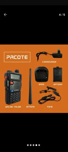 Rádio Comunicador Baofeng UV-5R - Completo só $139.99