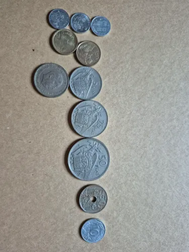 Moedas antigas da Espanha 