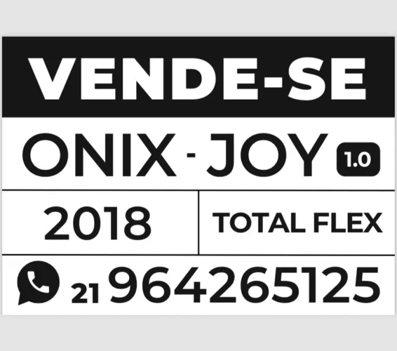 Chevrolet Onix JOY Hatch 1.0 8V Flex Mec. 4P 2018