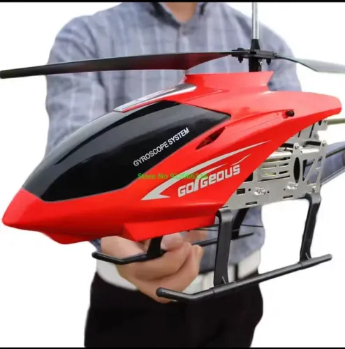 Helicóptero de Brinquedo Controle Remoto 80 cm 4 canais