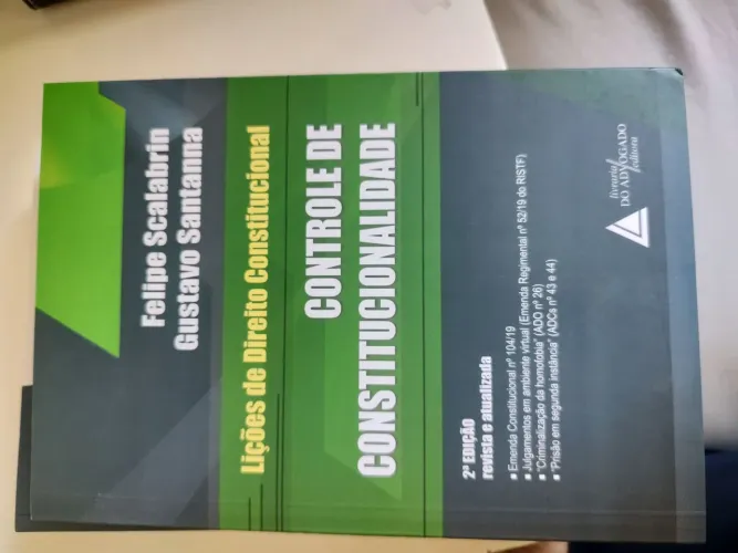 Livro Controle de Constitucionalidade
