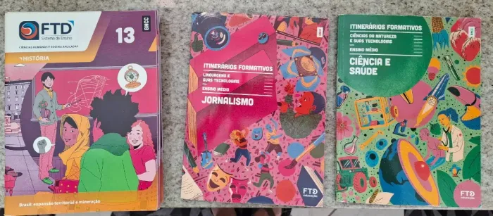 coleção de livros da FTD para o 2º ano do ensino médio