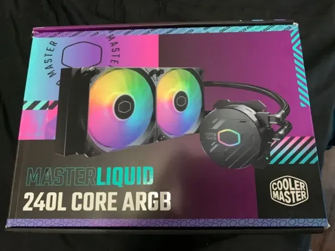 Water Cooler Cooler Master MasterLiquid 240L Core ARGB - NOVO (sem uso)