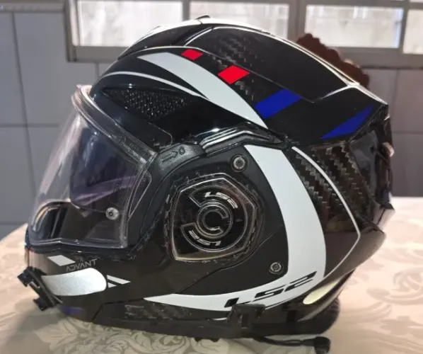 Capacete LS2 ADVANT X CARBON FF901 (Flip Back 180º) Escamoteável/Articulado