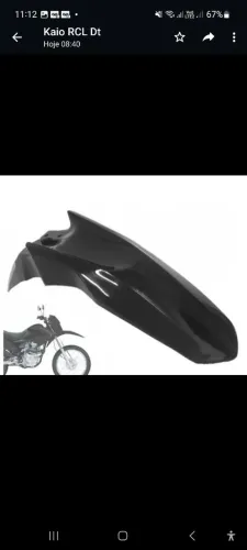 Paralama Dianteiro Fan titan 150 cc / 2009/13