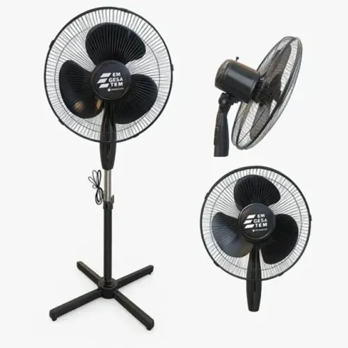 VENTILADOR DE COLUNA PRETO HELICE 1,22M 50W 127V 17020 INGA