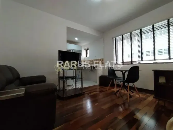 Flat para alugar no Itaim Bibi - Edifício New City (Ramada Suites) - Cód. QLV06813