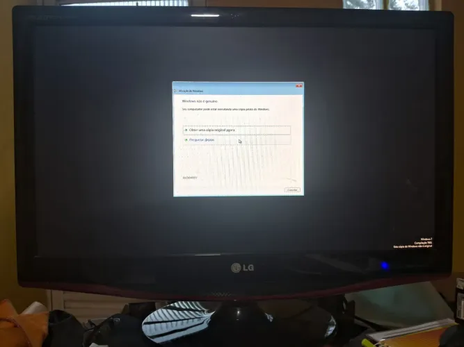 Monitor TV 21.5 LCD LG Scarlet - Wide Preto Piano Full HD