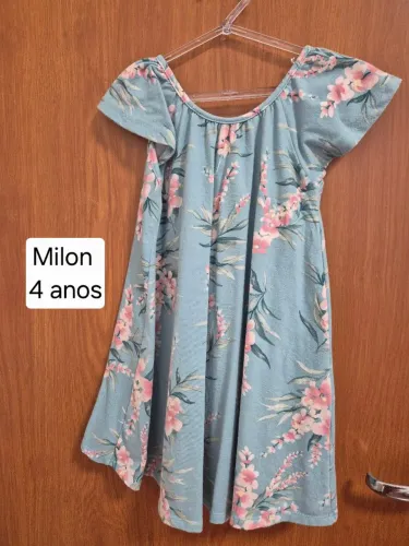 Vestido Infantil 4 anos Milon
