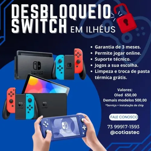 Serviços de eletrônica. Vídeo game, computador, celular e demais aparelhos eletrônicos.