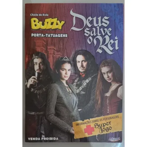 Álbum de Tatuagens Buzzy Deus Salve o Rei Completo